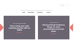 Desktop Screenshot of blog.flexmail.be
